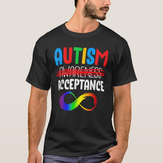 Camiseta El Autismo En Abril Se Vio Rojo En Vez De Autismo (Anverso)