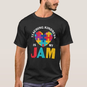 Camiseta El autismo enseñando amabilidad es mi mermelada