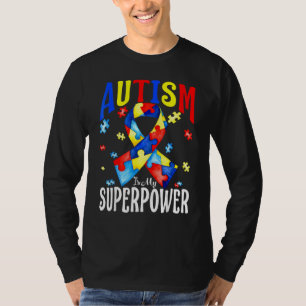 Camiseta El autismo es la cinta de medidas de sensibilizaci