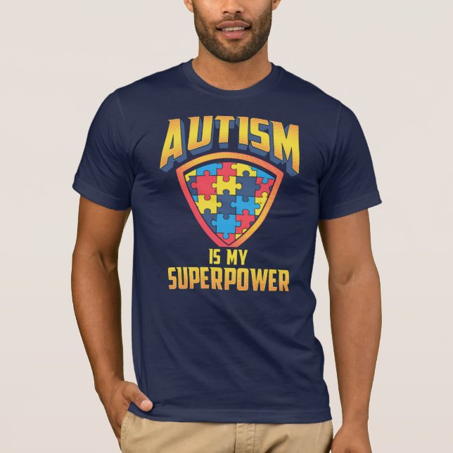 Camiseta El autismo es mi conciencia del rompecabezas de la (Anverso)