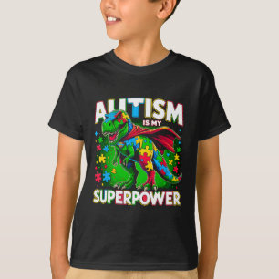 Camiseta El autismo es mi súper poder, la conciencia del au