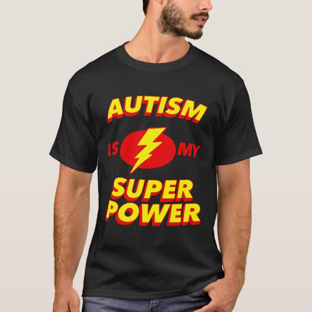 Camiseta El autismo es mi superhéroe de conciencia (Anverso)