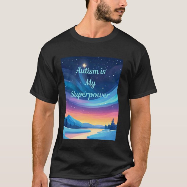 Camiseta El autismo es mi superpoder (Anverso)