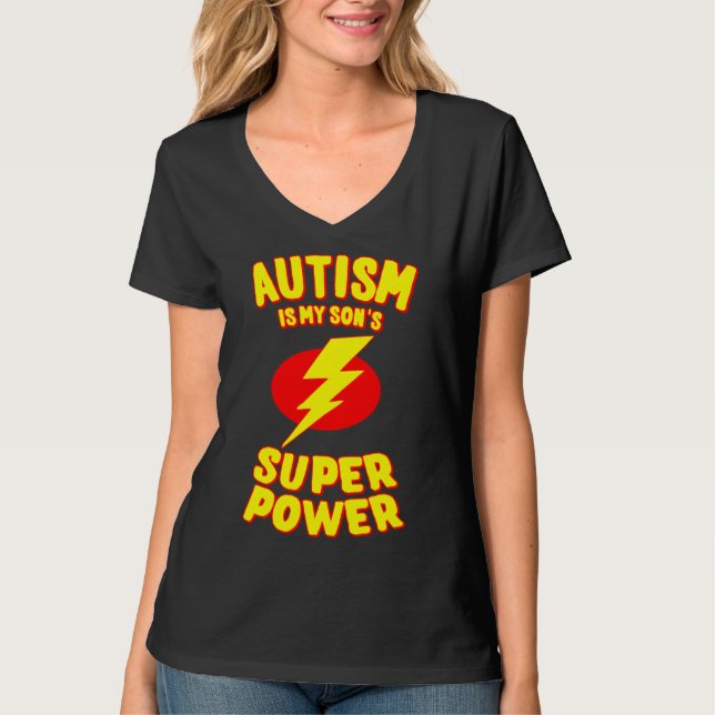 Camiseta El autismo es mi superpoder (Anverso)