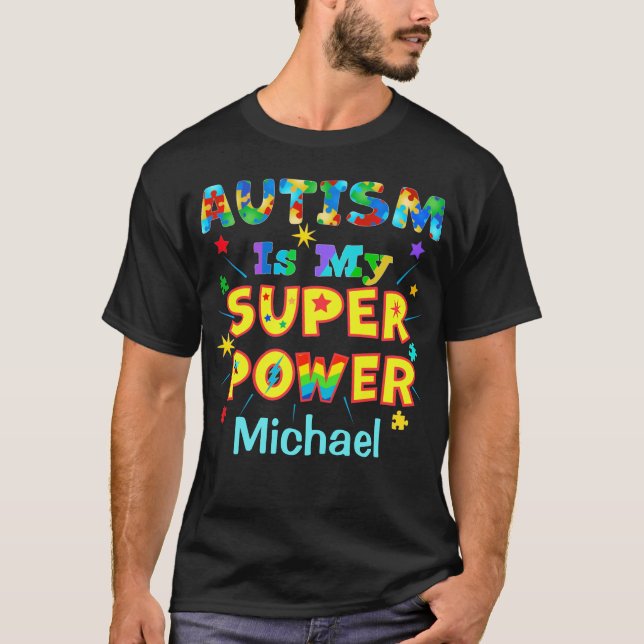 Camiseta El autismo es mi superpoder (Anverso)