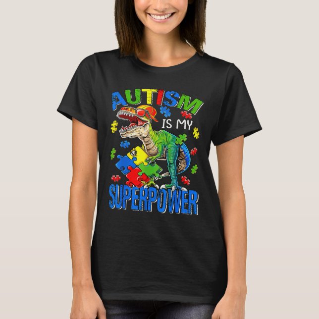 Camiseta El Autismo Es Mi Superpoder Autismo Concienciación (Anverso)