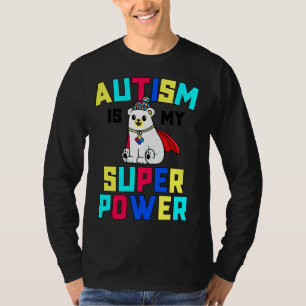 Camiseta El autismo es mi superpoder de conciencia para niñ