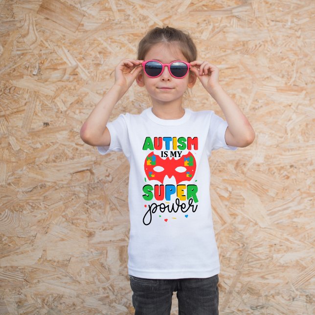 Camiseta El autismo es mi superpoder, la conciencia del aut (Subido por el creador)