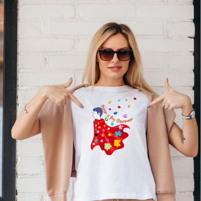 Camiseta El autismo es mi superpotencia (Subido por el creador)
