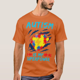 Camiseta El Autismo Es Mi Superpotencia Mugs amp Ts