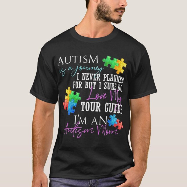 Camiseta El Autismo Es Un Viaje (Anverso)