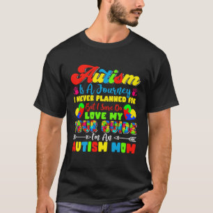 Camiseta El Autismo Es Un Viaje Que Nunca Planeé Amar Mi To