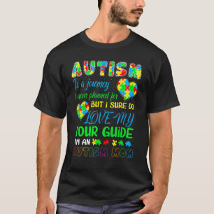 Camiseta El Autismo Es Un Viaje Que Nunca Planeé Para El Au