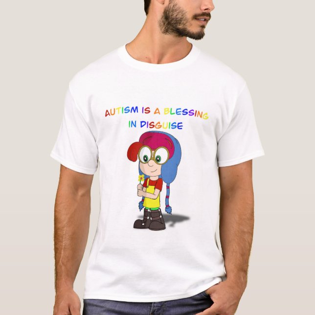 Camiseta El autismo es una bendición disfrazada (Anverso)