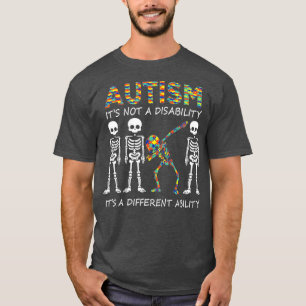 Camiseta El autismo es una habilidad diferente Funny Dabbin