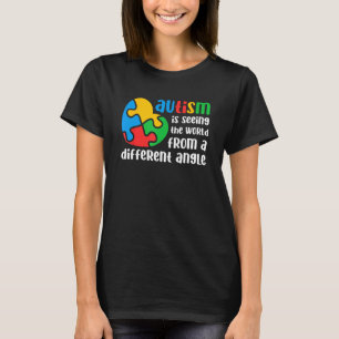 Camiseta El Autismo Es Ver El Mundo Desde Un Ángulo Diferen