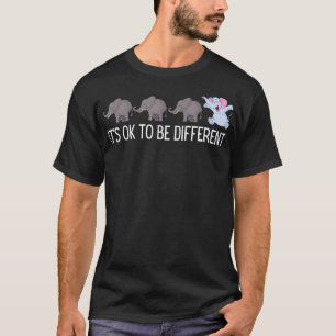 Camiseta El Autismo Está Bien Para Ser Diferente Elefante 