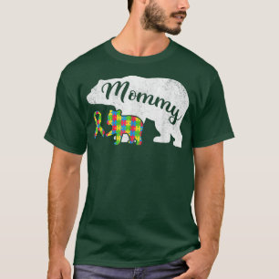 Camiseta El autismo femenino lleva a mami Camisetas, concie