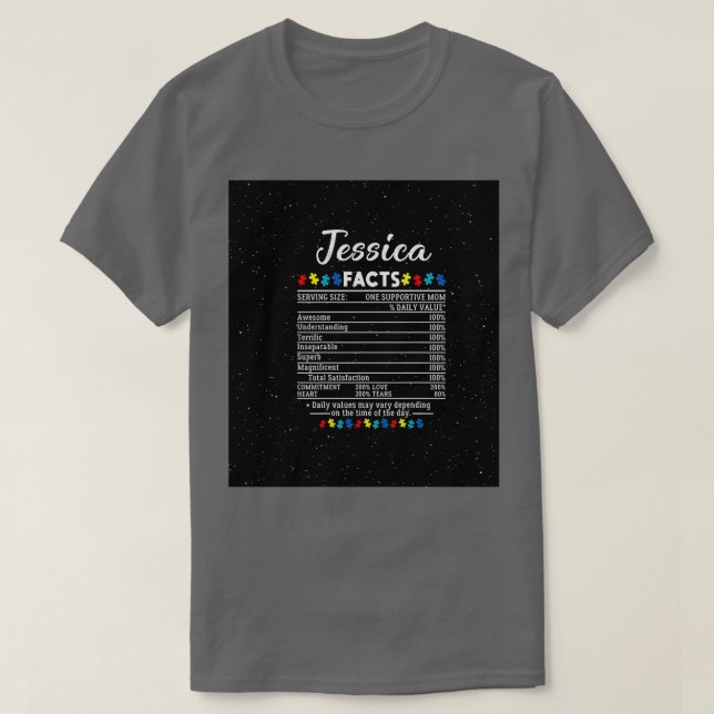 Camiseta El autismo fuerte es la madre del Día Mundial de C (Diseño del anverso)