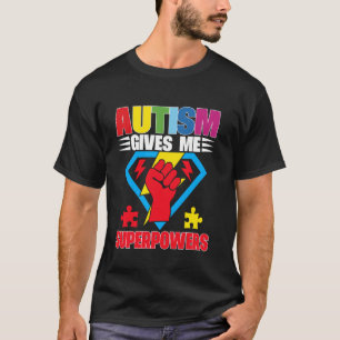 Camiseta El autismo me da Superpoderes Autismo