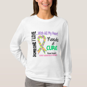 Camiseta El autismo necesita una curación 3 (el pastel)