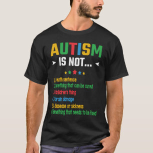 Camiseta El autismo no es algo que necesite ser arreglado