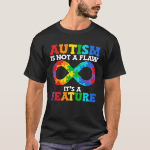Camiseta El autismo no es un defecto es una característica