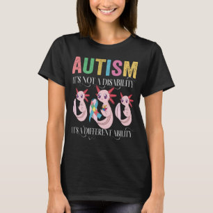 Camiseta El autismo no es una discapacidad, es una habilida