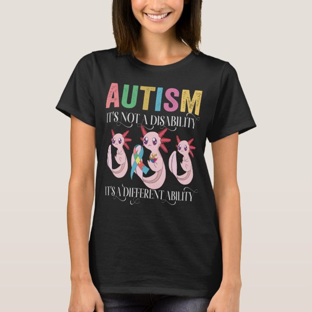 Camiseta El autismo no es una discapacidad, es una habilida (Anverso)