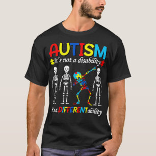 Camiseta El autismo no es una discapacidad, es una habilida