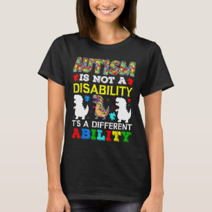 Camiseta El autismo no es una discapacidad, es una habilida