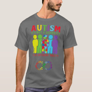 Camiseta El autismo no es una discapacidad, es una habilida