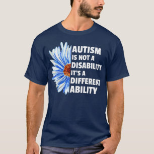 Camiseta el autismo no es una discapacidad itx27 es una enf