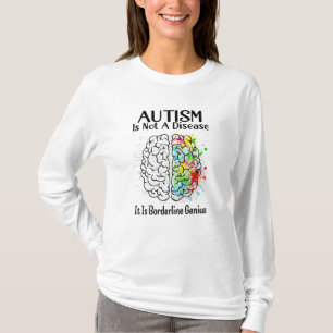 Camiseta El Autismo No Es Una Enfermedad, Es Un Genio Front