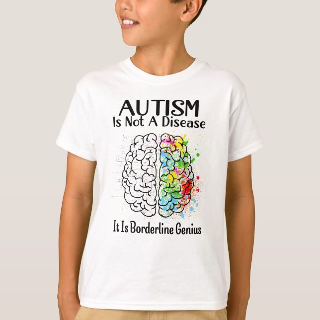 Camiseta El Autismo No Es Una Enfermedad, Es Un Genio Front (Anverso)