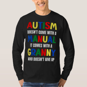Camiseta El autismo no viene con un manual viene con un