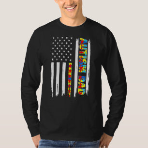 Camiseta El autismo papá preocupó a los padres de los camis