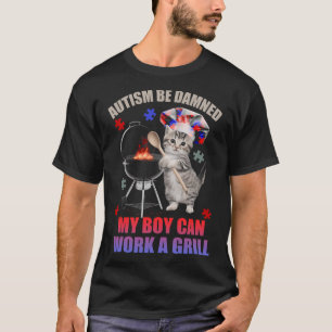 Camiseta El Autismo Se Maldito Mi Niño Puede Trabajar Como