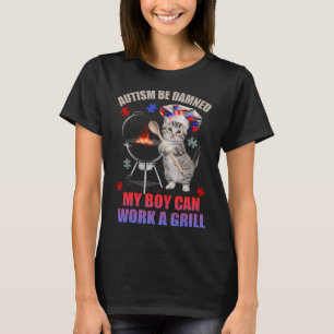 Camiseta El Autismo Se Maldito Mi Niño Puede Trabajar Como