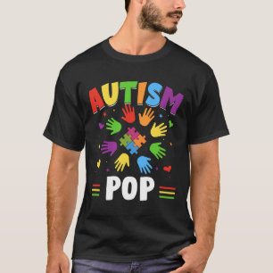 Camiseta El autismo suave los colores del pop puzzle el aut