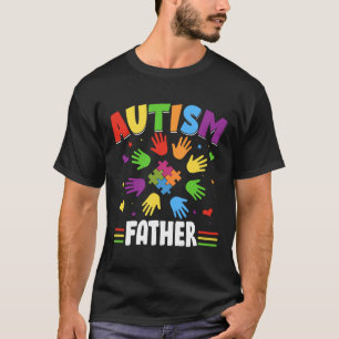Camiseta El autismo sutil el padre colorea las manos desbar