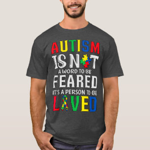 Camiseta El Autismo Una Persona Para Ser Amantes Del Autism