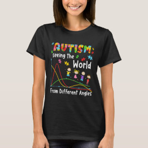Camiseta El Autismo Viendo El Mundo Desde Diferentes Ángulo