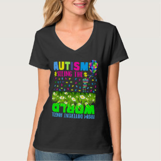 Camiseta El Autismo Viendo El Mundo Desde Un Ángel Diferent