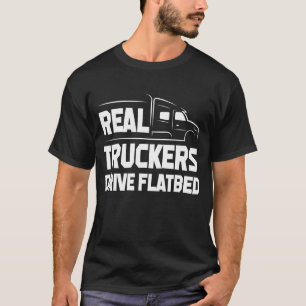 Camiseta El Auto De Los Camioneros Verdaderos De Mens Flató