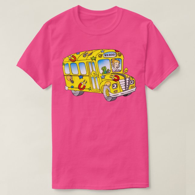 Camiseta El autobús 1 de la escuela de magia (Diseño del anverso)