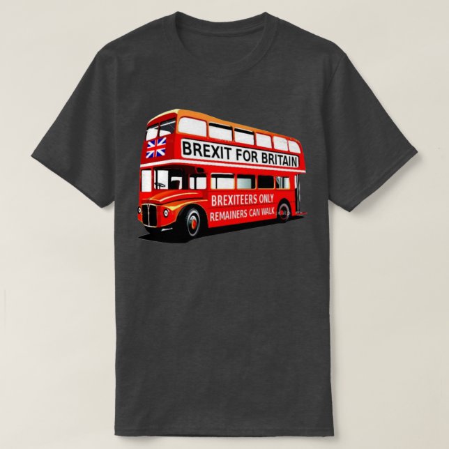 Camiseta El autobús Brexit en gira (Diseño del anverso)