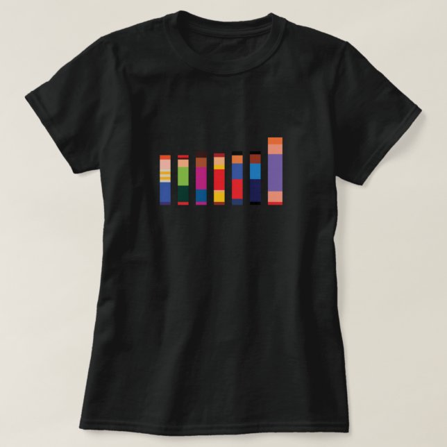 Camiseta El Autobús de la Escuela Mágica minimalista (Diseño del anverso)
