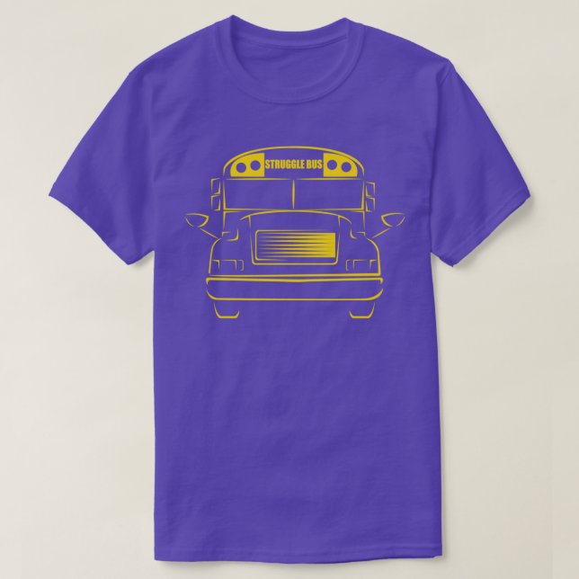 Camiseta El autobús de lucha a bordo (Diseño del anverso)