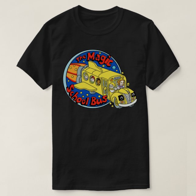 Camiseta El Autobús Escolar Mágico (Diseño del anverso)